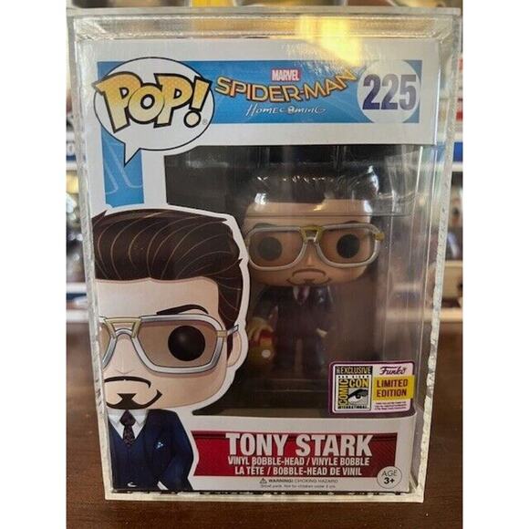 Funko POP! Marvel: Tony Stark #225 SDCC Exclusive - Picture 1 of 8